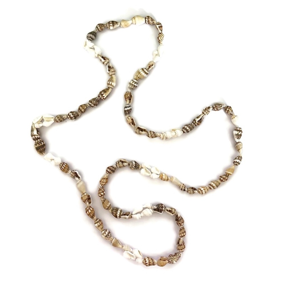 As Low As $2 Conch Shell Necklace Beads Ready to Wear or Upcycle 36"
